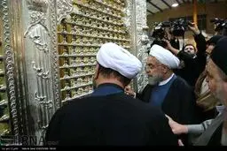 بازدید رییس جمهور از کارگاه ساخت ضریح حرمین امامین عسکریین(ع) /گزارش تصویری