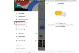 در گوگل‌مپ هم می‌توانید پیام بدهید!