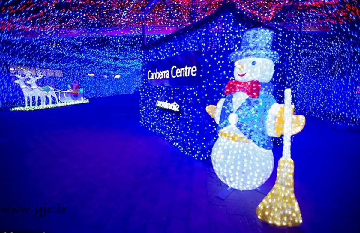 ثبت رکورد چراغانی کردن خیابان +عکس