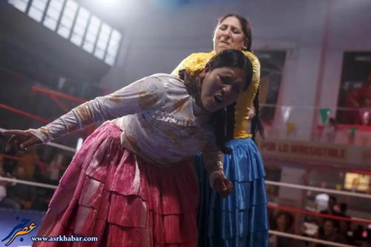 مسابقات جالب کشتی زنان بولیوی/تصاویر