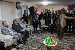 تصاویر /  ربیعی و حناچی در خانه سالمندان