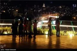 افطار و تفریحات شبانه در پارک آب و آتش تهران/تصاویر