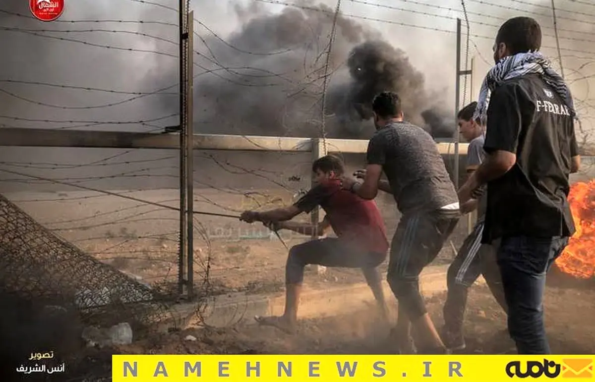 240 زخمی در تظاهرات بازگشت فلسطینیان / تصاویر