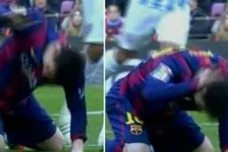 واکنش های عصبی مسی مقابل مالاگا(عکس)