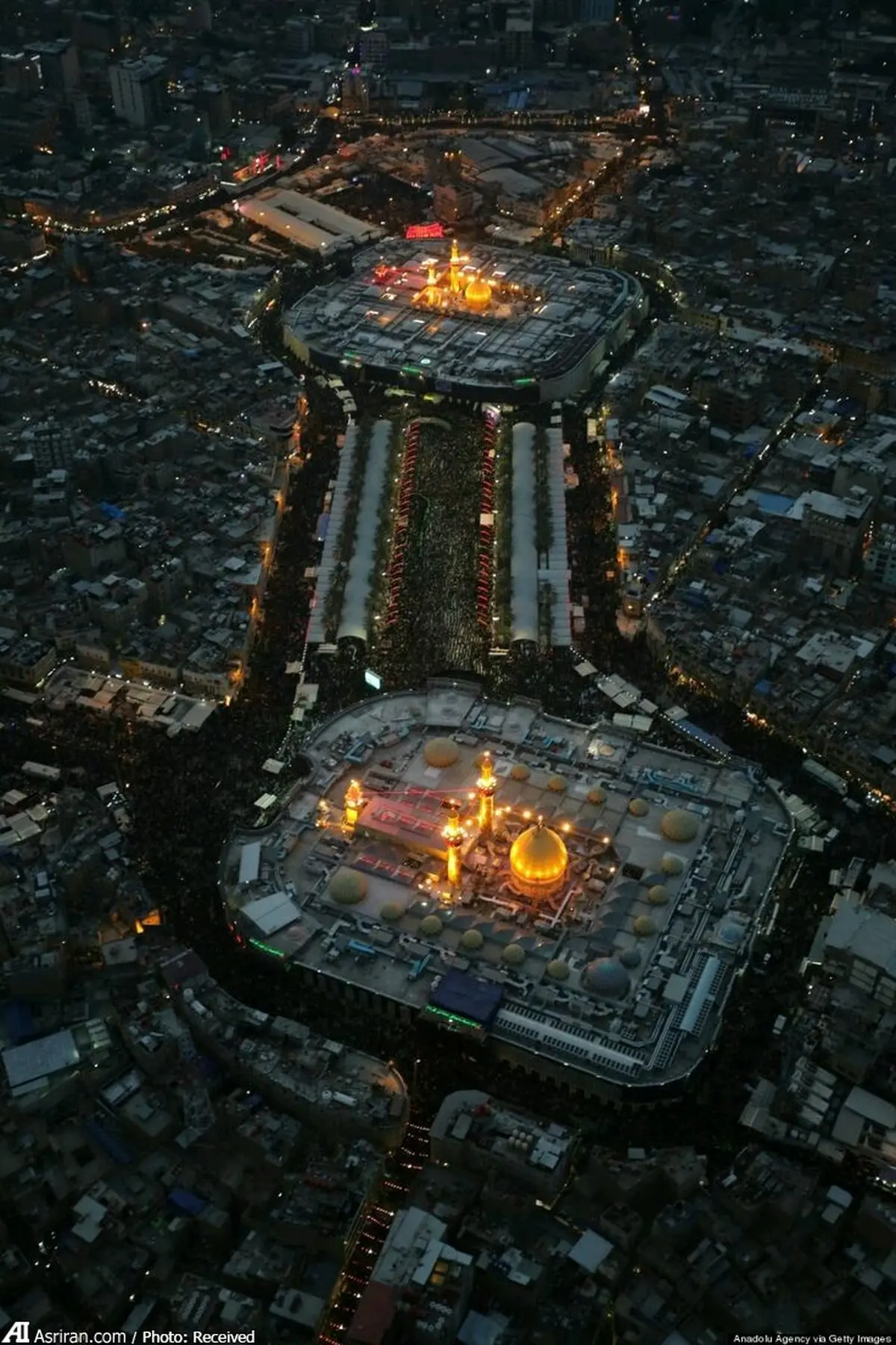 کربلا بین الحرمین /عکس