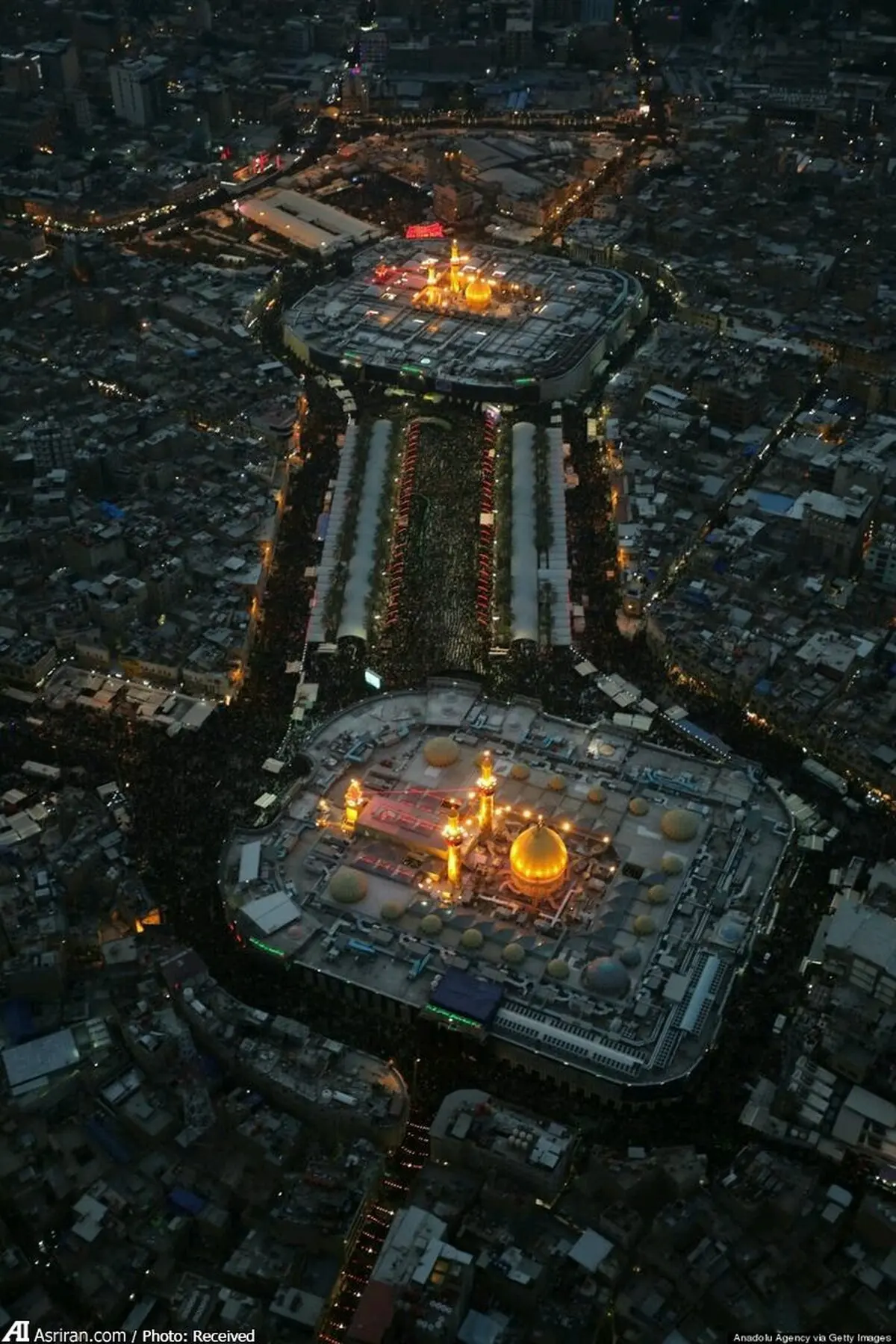 کربلا بین الحرمین /عکس