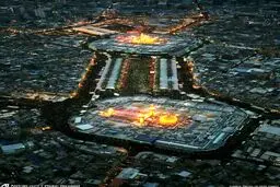 کربلا بین الحرمین /عکس