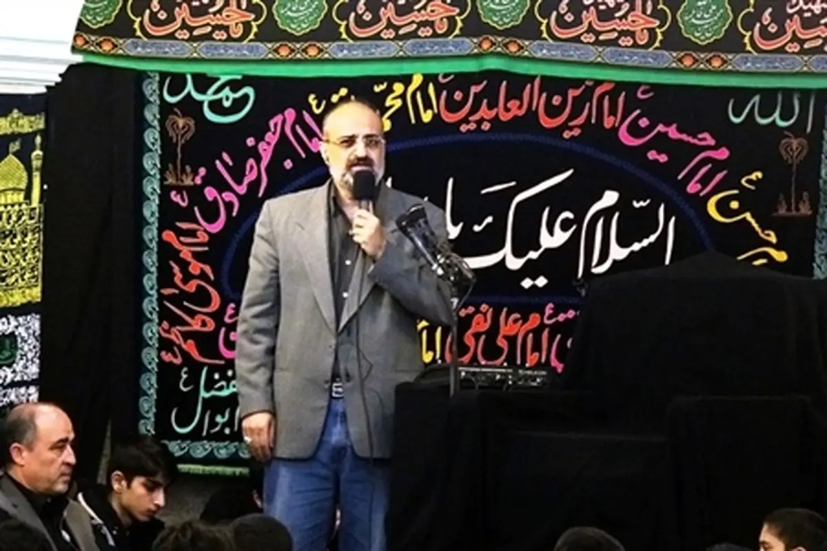 مداحی محمد اصفهانی/ عکس