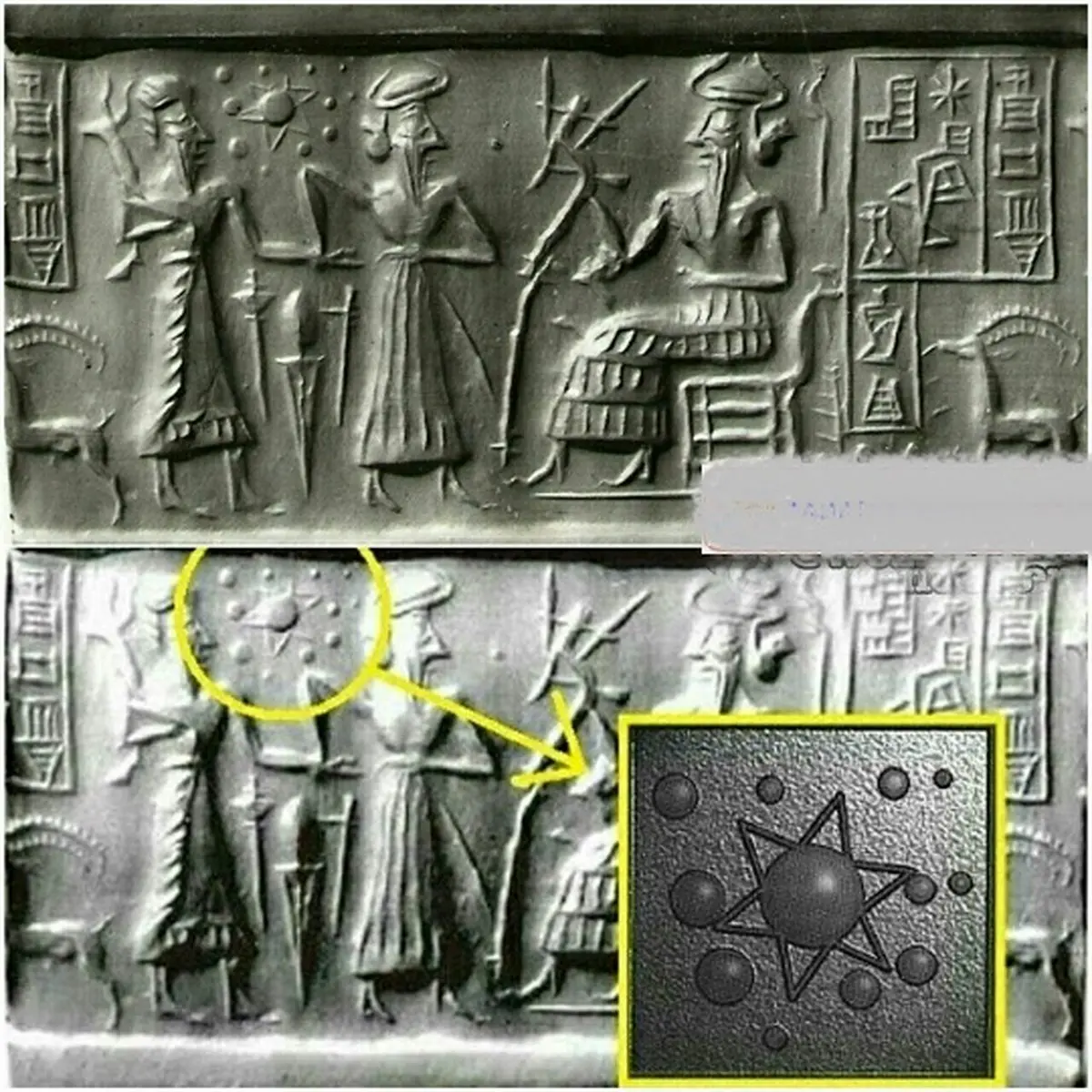 دوازدهمین سیاره در سنگ نوشته های4000 سال پیش/عکس