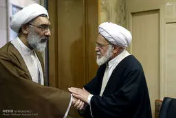 مسئولین در مراسم ترحیم خواهر مصباحی‌مقدم/تصاویر