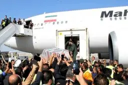آخرین وداع سردار قهرمان ‌با امام مهربانی‌ها + تصاویر