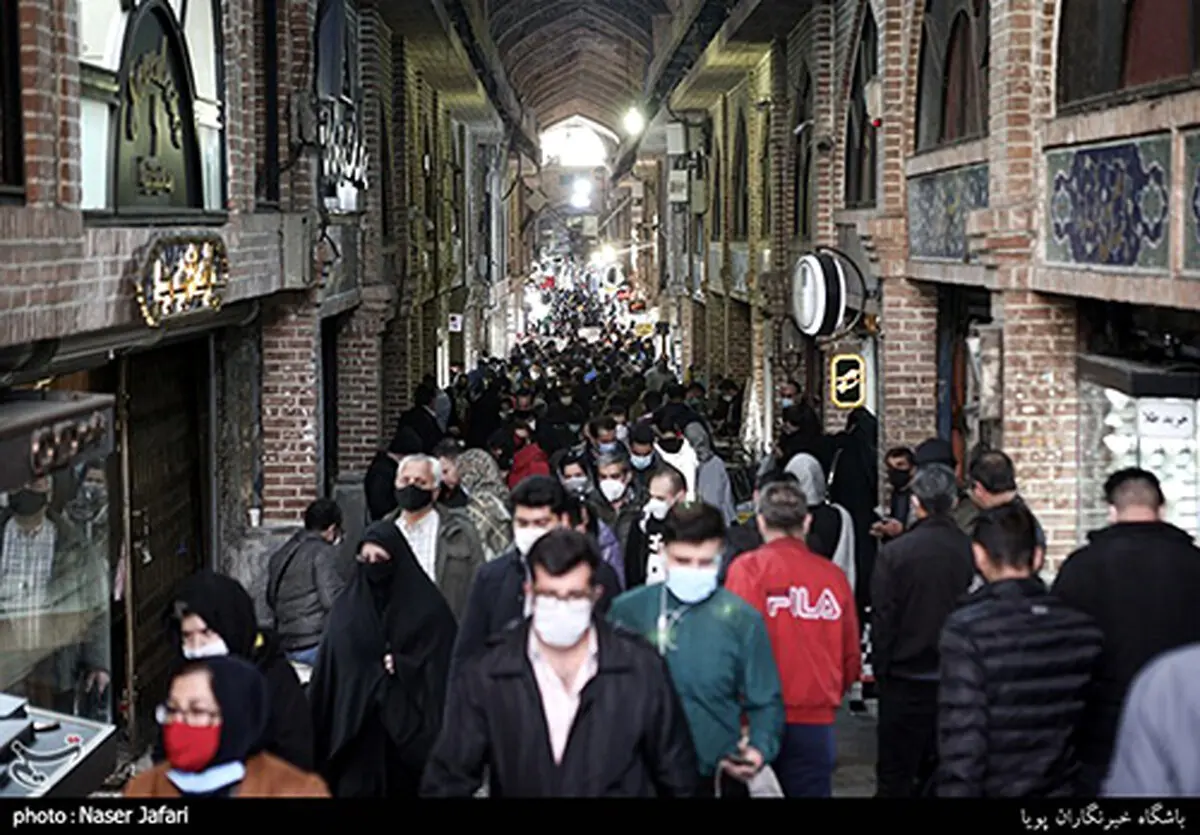 بازار تهران در روز‌های کرونایی پایان سال+عکس‌ها