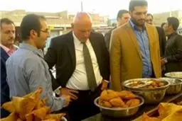 فلافل‌خوری سفیر سوئیس در اهواز/عکس