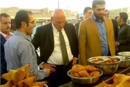 فلافل‌خوری سفیر سوئیس در اهواز/عکس