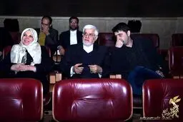 عارف و احمدخمینی در جشنواره فیلم فجر/عکس