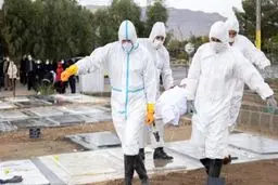 آمار کشته شدگان کرونا در ایران امروز 23 فروردین 1400 / فوتی ها نجومی شدند + اینفوگرافیک