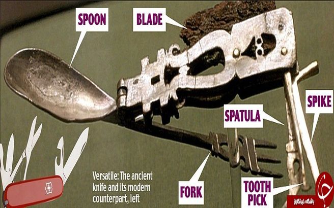 قدیمی ترین چاقوی همه کاره جهان + عکس