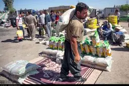 عکس/ تکاپو در بازارچه مرزی کرمانشاه