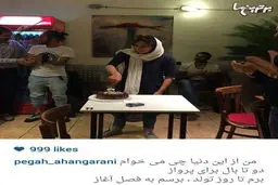 جشن تولد پگاه آهنگرانی/عکس