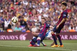 خوشحالی فرمالن ازاولین بازی برای بارسا/عکس