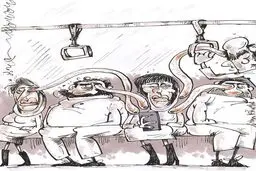 جدیدترین مدل چشم‌چرانی در مترو و اتوبوس!