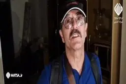  واکنش متفاوت کیوان ساکت بعد از دیدن منزل ویرانش
