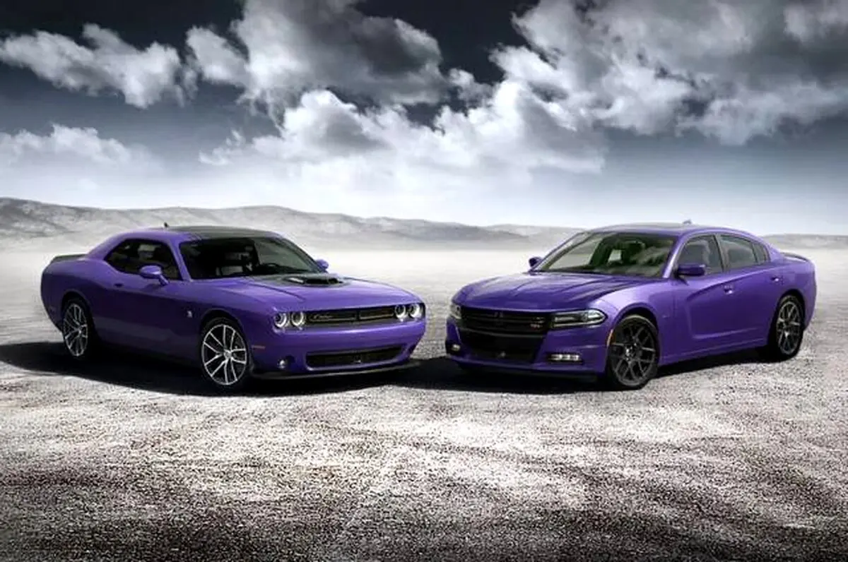 رنگ زیبای Plum Crazy برای داج چارجر و چلنجر