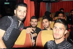 تصاویر حضور بازیکنان پرسپولیس در ریاض