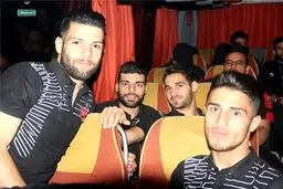 تصاویر حضور بازیکنان پرسپولیس در ریاض