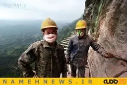 برده داری مدرن به سبک چینی ها/کارگران جان بر کف!+تصاویر