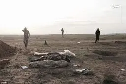 گور دسته‌جمعی کودکان اشک سربازان عراقی را درآورد +عکس