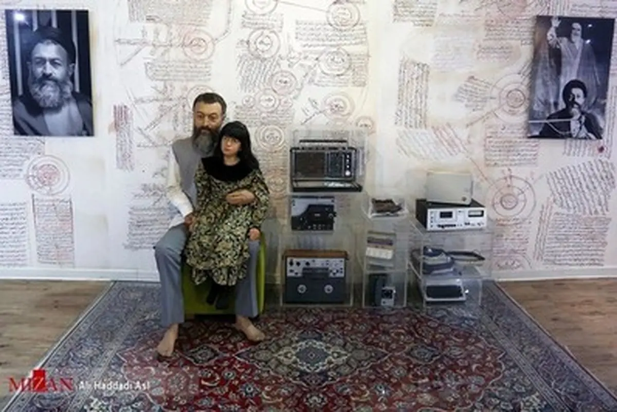 مجسمه چهره های سیاسی کشور در خانه-موزه شهید بهشتی/تصاویر