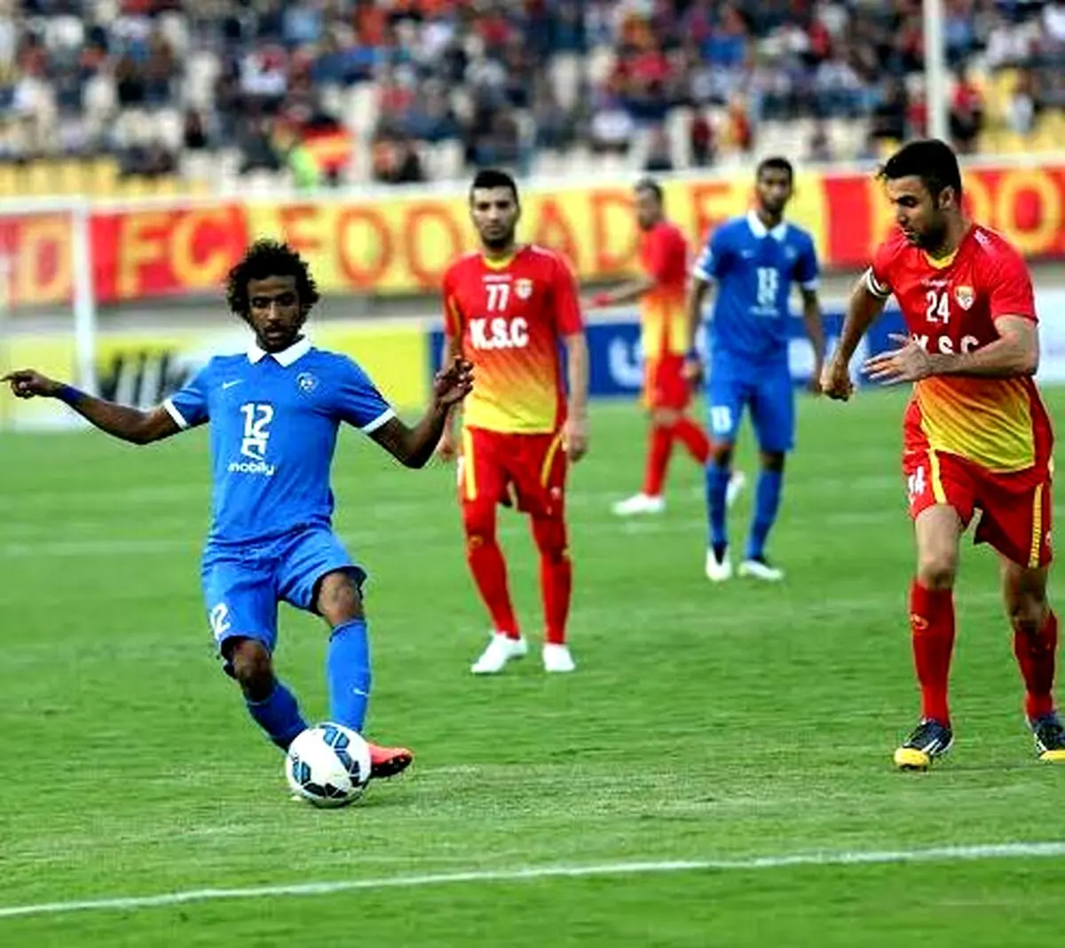 بهترین بازیکن فولاد - الهلال (عکس)