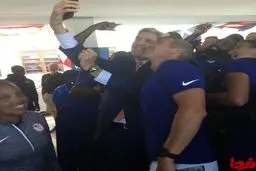 سلفی جان کری با ورزشکاران المپیکی/عکس