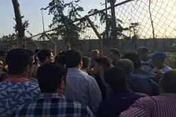 اعتراض هوادارن ملوان به جدایی قلعه نویی/ عکس
