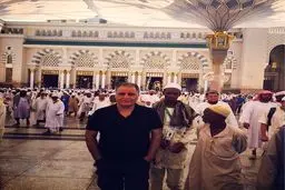 رسول صدرعاملی در مدینه منوره/ عکس