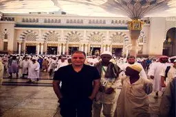 رسول صدرعاملی در مدینه منوره/ عکس