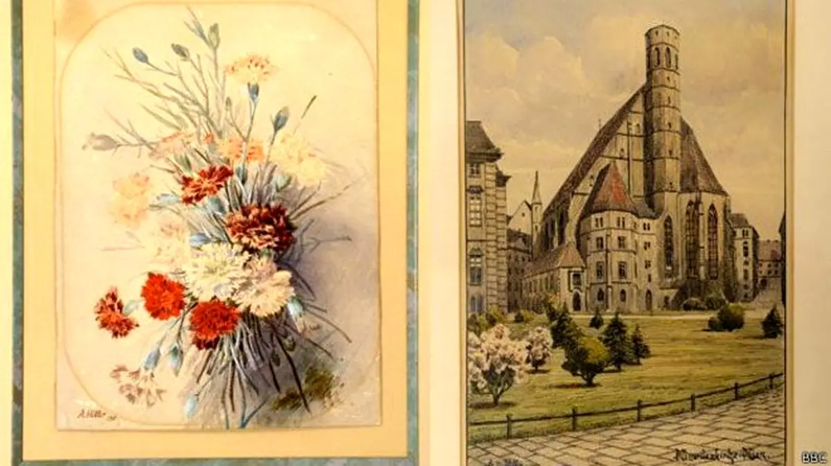 مجموعه‌ای از آثار هنری هیتلر حراج شد