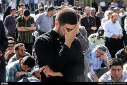 تشییع و تدفین پیکر شهید«قباد مرادی»/تصاویر