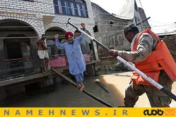 روش جالب برای نجات از سیل/ عکس