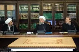 عکس/ نگاه متعجب سران سه قوه