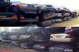 گورستان مرسدس بنز/ عکس