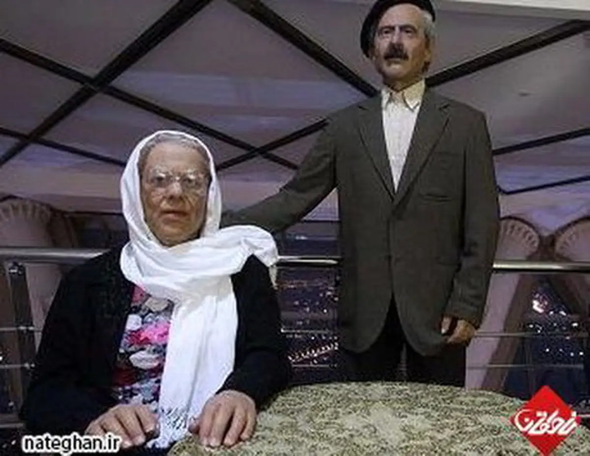 قطع دست مجسمه سیمین دانشور + عکس