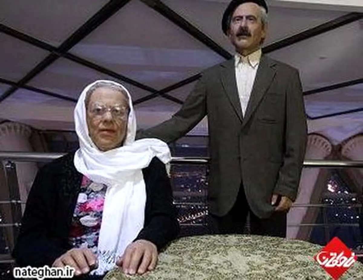 قطع دست مجسمه سیمین دانشور + عکس