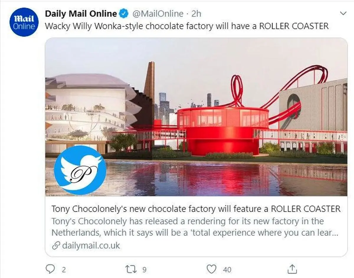 نصب ترن هوایی داخل کارخانه شکلات سازی در هلند!