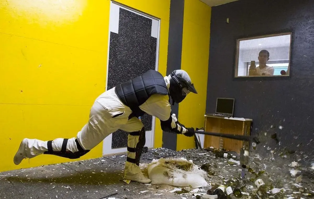 اتاق هایی برای خالی کردن عصبانیت /عکس