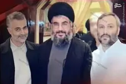 حاج قاسم، نصرالله و شهید مغنیه /عکس