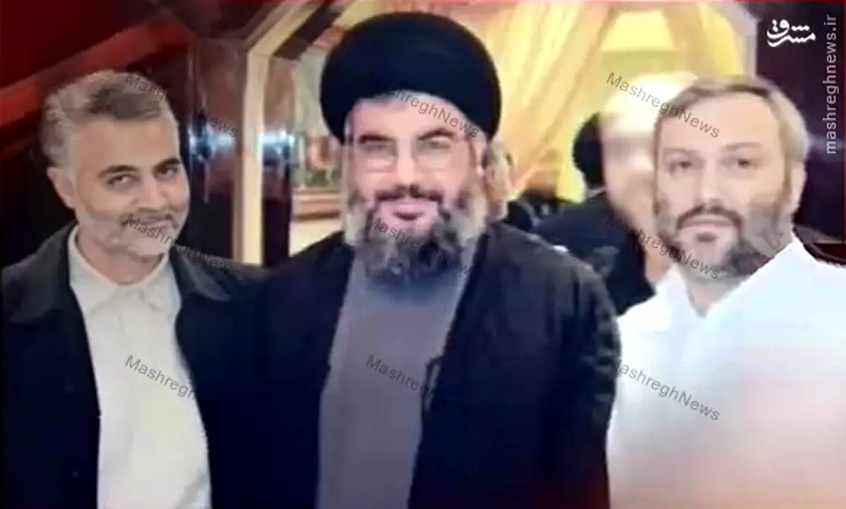 حاج قاسم، نصرالله و شهید مغنیه /عکس