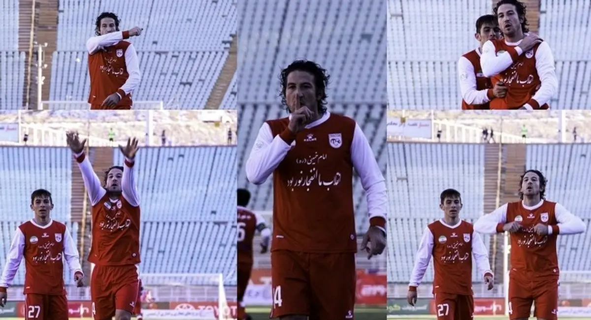 شادی‌های پس از گل آندو، کنایه به قلعه نویی؟! + عکس