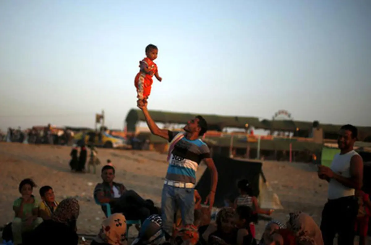 تفریح در سواحل غزه/تصاویر